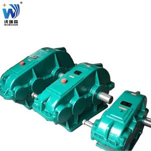 woruisen JZQ400 cylindrical gear reducer gearbox complete for conveyor