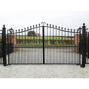 wrought iron entry gates main gate design