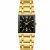 Import WWOOR New Bands Stainless Steel Waterproof Wrist Watches set Brand Luxury Gold Black Quartz  Minimalist Square Clock Date Watch from China