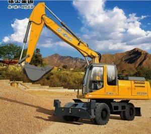 XCMG official excavator XE210WA 21 ton wheel excavators machine for sale