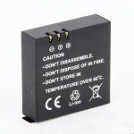 Xiaomi YI 4K Camera Battery 3.85V 1400mAh Rechargeable Lithium Ion Battery