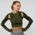 Import Yihao Wholesale Fashion New Tight Sexy Gym Camouflage Long Sleeve Yoga Women CropTop from China