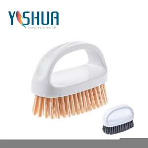 YISHUA Household School Plastic Handheld Cothes Washing Scrubbing Brush, Scrubber Brush