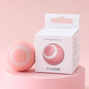 YOSHI Custom Package Logo Interactive Cats Training Self-moving Kitten Toys Smart Cat Automatic Rolling Ball Electric Cat Toys
