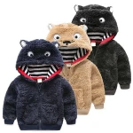 Z88505C fashion style fleece cartoon children coats