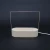 Import Zhongshan Hot Sale Blank Acrylic Desk OEM Plate With Wooden Lamp Base Baby Night Light from China