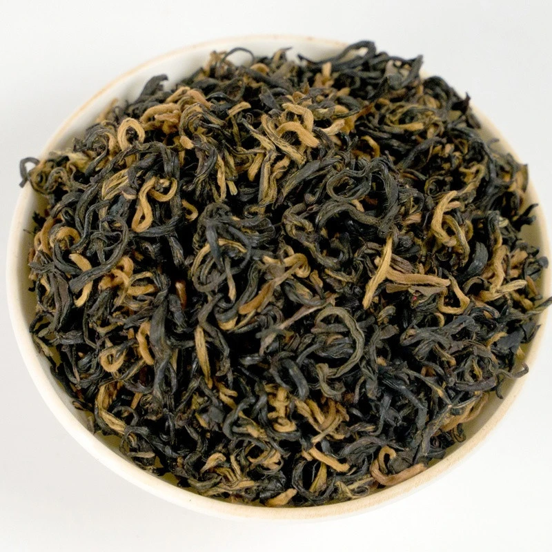 ZSL-BB-004M Flavored Organic Pure Tea Leaves Curled Bub Red QU YA Black Tea