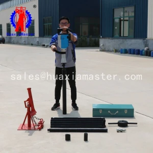 QTZ-3D electric earth drilling rig 3.6kw hand-held earth drilling rig has higher stability