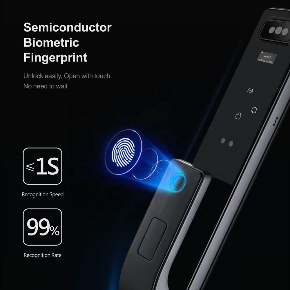 Buy Tuya Smart Wifi Fingerprint Digital Door Lock With 3d Face from ...