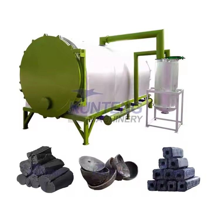 Log Fuel Making Machine Buy High-capacity Wood Log Biomass Barbecue Charcoal Making Machine ...