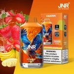 JNR Falcon 16000 Strawberry Banana Vape DualMesh DualPort TypeC Lightning Estonia Global Wholesale Price
