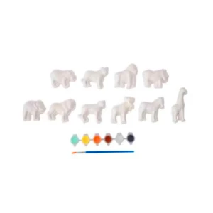 Unleashing Creativity Responsibly: Paint Your Own Safari Animals Set Crafted in Vietnam