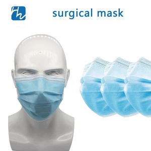 China supplier 3Ply Waterproof Medical Face Mask type IIR CE certificate disposable facemasks