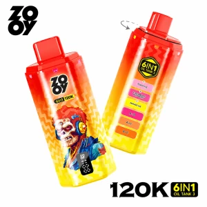 Best Wholesale Price ZOOY Vape 6 In 1 120K Puffs Premium Rechargeable Vapet For Spain & Global Supply