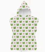 Microfiber printing design children towels poncho custom design beach towels for kids