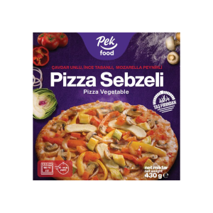 FROZEN PIZZA WITH VEGETABLES