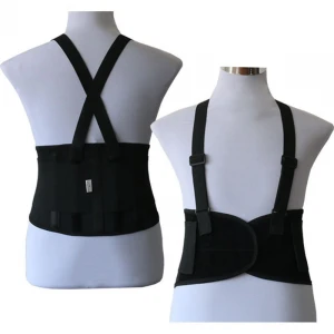 Industrial Back Support Brace with Shoulder Belts and Support Splint Work Pain Relief