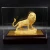 Import Velvet Sand Gold Crafts Mighty Lion from China