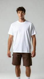 Custom OEM/ODM Men's Cotton Crewneck T-Shirt, Athleisure Basics