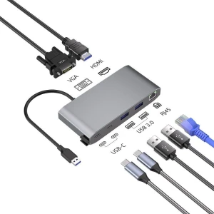 8 in 1 USB C Docking Station OEM