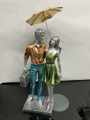 Beautiful Couple Together With Umbrella - Symbol of Love
