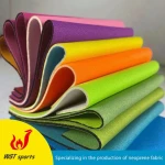 High Elastic Neoprene Textile Fabric Customized Thin 2mm 3mm Polyester Fabric Neoprene Rubber Neoprene Fabric