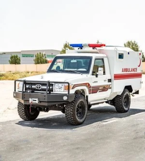 Armoured / Bulletproof Toyota Land Cruiser 79 (Ambulance)