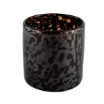 Sunny Glassware luxury black glass vessels for candles wholesale