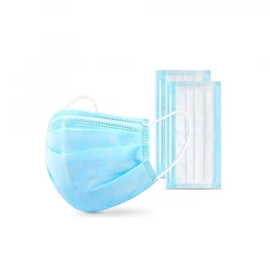 Disposable 3-ply Face Mask with Ear Loop Blue - Pack of 50