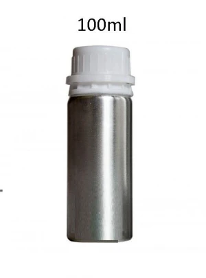100ml aluminium bottle with plastic cap