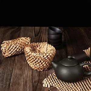 cushioning wrap kraft paper wrapping pad honeycomb paper packaging