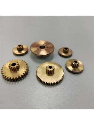 Brass double pinion gear