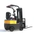 Import 0.75 tons 4 wheels battery operated small electric forklift with solid tire from China