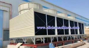 Large Construction Building use Anti-noise Square cross flow cooling tower