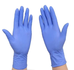 Blue Examination Industrial Multi Use Disposable Powder Free Nitrile Gloves