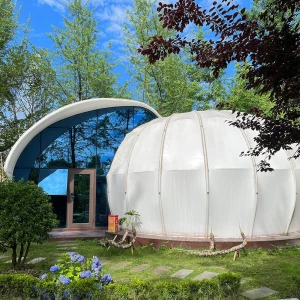 Permanent Modern Tent Structure Shell-Shaped Tent for Resort