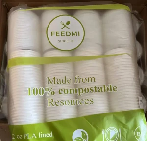 Fully Bio-Based Degradable Cups