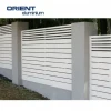 6 feet high aluminum whole privacy horizontal slat fence