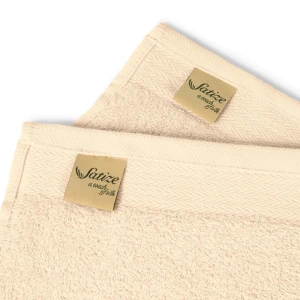 Branded 100% Cotton Satize Light Brown Color Bath Towels 70x140 cm