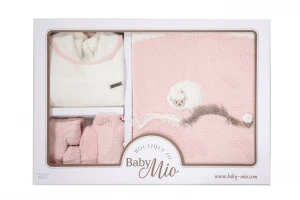 BM Lamb Embroidered Baby Set