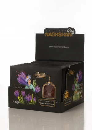 20 boxes of 4.6 gram saffron