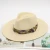 Import 1$ Paper Straw Fedora Hat Straw Jazz Hat Summer Sun Beach Straw Hat Logo Custom Printing on Ribbon for Men from China