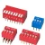 Import 10 pcs black dip switch horizontal 4 position 2.54mm pitch for circuit breadboards pcb from China