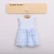 Import 100% cotton wholesale summer casual cute newborn baby girls dress with ruffle from China