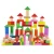 Import 100 grain wooden building blocks DIY childrens educational toys 2-3 years old from China