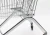 Import 100 L European style shopping trolley modern herringbone metal wire storage hand cart with different size can be custom from China