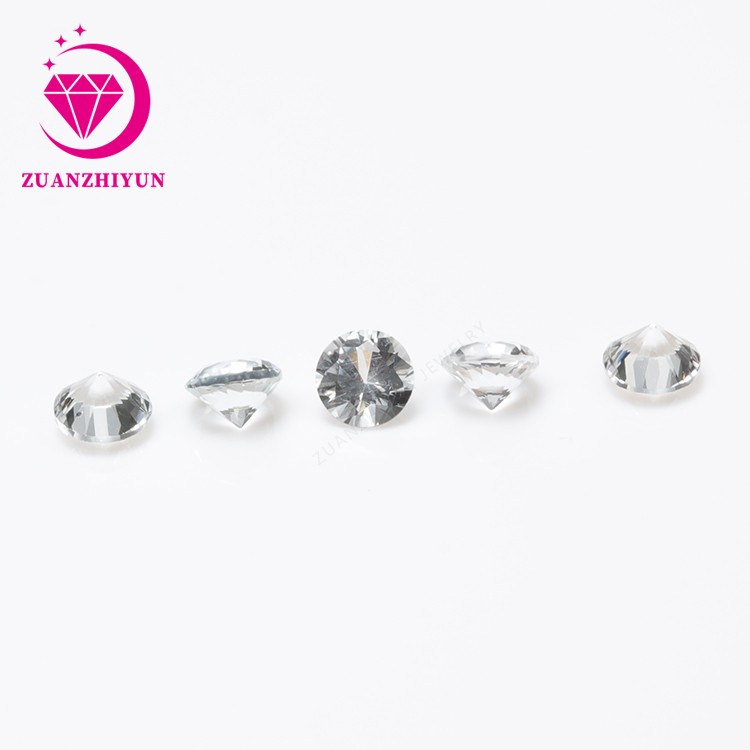100% Natural Gemstone Round Brilliant Cut  2.0mm To 10mm Natural Zircon Gemstone In Stock Wholesale
