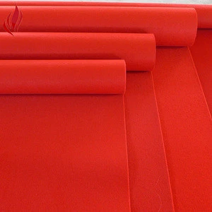 100% pet Non Woven Red/White/Pink/Blue Exhibition Carpet for event