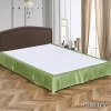 100% polyester hotel decorative bed skirts with or without pleats, quilted bed skirts
