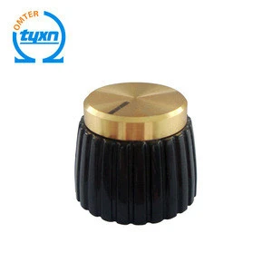 1081 Gold Aluminum Knobs for Electric Guitar, Amp